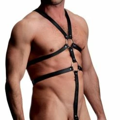 Specialty & Fetish Penis Rings Extreme Sex Toys, Bondage, & Fucking Machines | ExtremeRestraintsSTRICT Male Body Harness