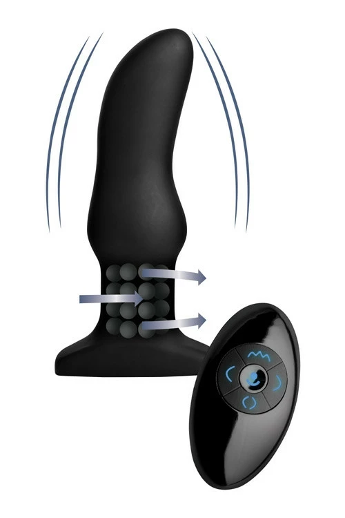 Remote Sex Toys Extreme Sex Toys, Bondage, & Fucking Machines | ExtremeRestraintsRimmers Model M Curved Rimming Plug With Remote - Image 4