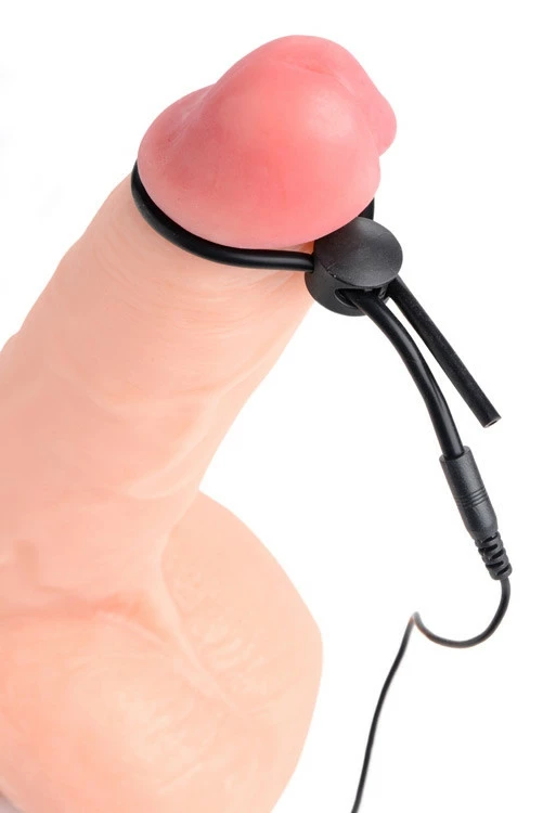 Electro Stimulation Penis Rings Extreme Sex Toys, Bondage, & Fucking Machines | ExtremeRestraintsJolted Cock And Ball Strap With Penis Stim - Image 2