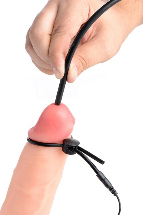 Electro Stimulation Penis Rings Extreme Sex Toys, Bondage, & Fucking Machines | ExtremeRestraintsJolted Cock And Ball Strap With Penis Stim - Image 3