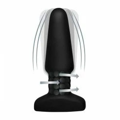 Remote Sex Toys Extreme Sex Toys, Bondage, & Fucking Machines | ExtremeRestraintsSlim R Smooth Rimming Plug With Remote Control