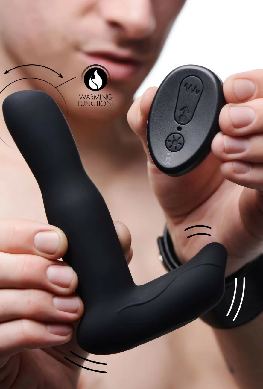 Remote Sex Toys Extreme Sex Toys, Bondage, & Fucking Machines | ExtremeRestraintsSilicone Prostate Stroking Vibrator With Remote Control