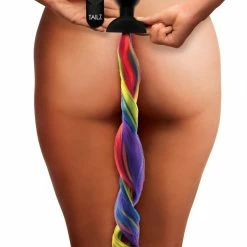Remote Sex Toys Extreme Sex Toys, Bondage, & Fucking Machines | ExtremeRestraintsRemote Control Vibrating Rainbow Pony Tail Anal Plug
