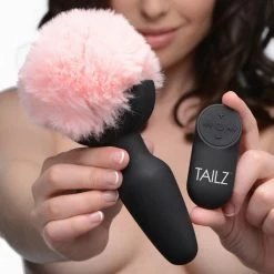 Remote Sex Toys Extreme Sex Toys, Bondage, & Fucking Machines | ExtremeRestraintsRemote Control Vibrating Pink Bunny Tail Anal Plug