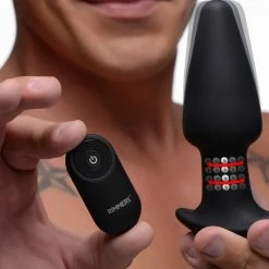 Remote Sex Toys Extreme Sex Toys, Bondage, & Fucking Machines | ExtremeRestraintsGyro-R 10X Smooth Rimming Plug With Remote Control