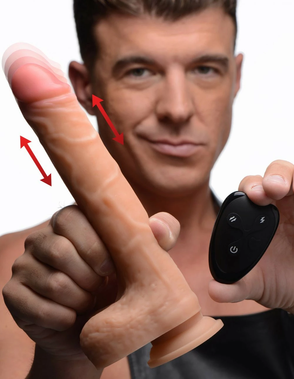 Remote Sex Toys Extreme Sex Toys, Bondage, & Fucking Machines | ExtremeRestraints7X Thrusting Dildo With Remote Control - Image 2