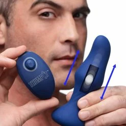 Remote Sex Toys Extreme Sex Toys, Bondage, & Fucking Machines | ExtremeRestraints7X Slim Curved Thumping Silicone Anal Plug