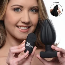Remote Sex Toys Extreme Sex Toys, Bondage, & Fucking Machines | ExtremeRestraintsThe Assterisk 10X Ribbed Silicone Remote Control Vibrating Butt Plug