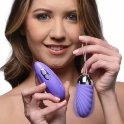 Remote Sex Toys Extreme Sex Toys, Bondage, & Fucking Machines | ExtremeRestraintsGrape Gasm 36X Swirled Vibrating Remote Control Egg