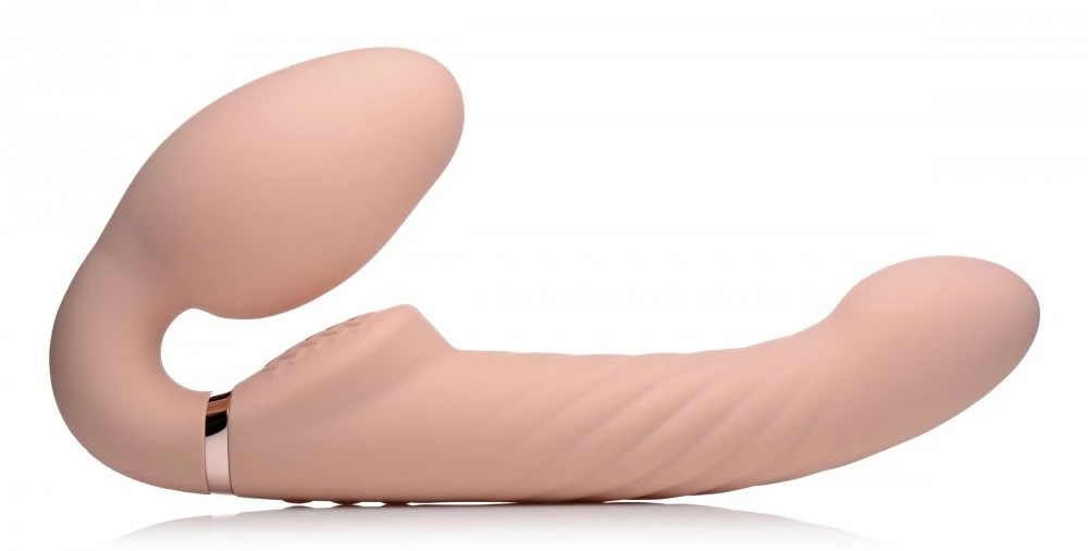 Remote Sex Toys Extreme Sex Toys, Bondage, & Fucking Machines | ExtremeRestraintsErgo-Fit Twist Inflatable Vibrating Silicone Strapless Strap-on - Image 7