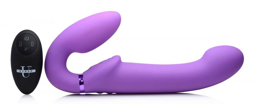 Remote Sex Toys Extreme Sex Toys, Bondage, & Fucking Machines | ExtremeRestraints10X Remote Control Ergo-Fit G-Pulse Inflatable And Vibrating Strapless Strap-on - Image 4