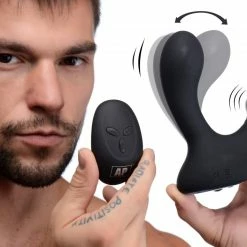 Remote Sex Toys Extreme Sex Toys, Bondage, & Fucking Machines | ExtremeRestraints10X P-Pulse Taint Tapping Silicone Prostate Stimulator With Remote