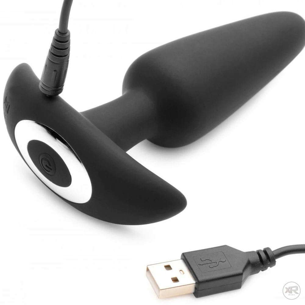 Remote Sex Toys Extreme Sex Toys, Bondage, & Fucking Machines | ExtremeRestraintsVoice Activated 10X Silicone Vibrating Slim Butt Plug With Remote Control - Image 4