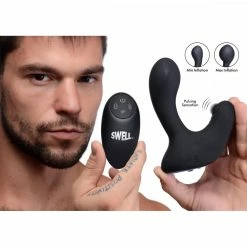 Remote Sex Toys Extreme Sex Toys, Bondage, & Fucking Machines | ExtremeRestraints10X Inflatable And Tapping Silicone Prostate Vibrator