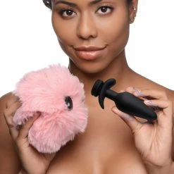 Remote Sex Toys Extreme Sex Toys, Bondage, & Fucking Machines | ExtremeRestraintsSmall Vibrating Anal Plug With Interchangeable Bunny Tail