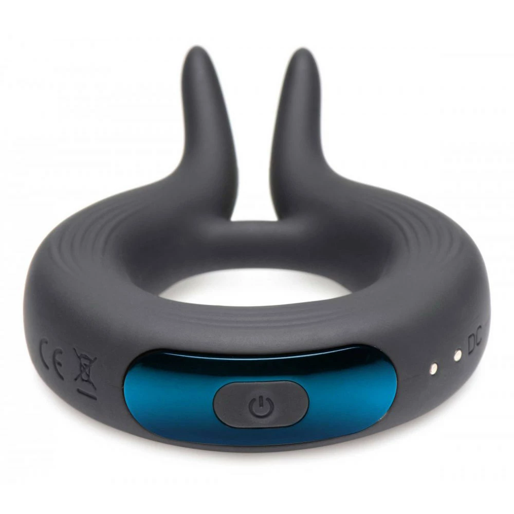 Vibrating Penis Rings Extreme Sex Toys, Bondage, & Fucking Machines | ExtremeRestraints10X Dual Stim Silicone Cock Ring - Image 5