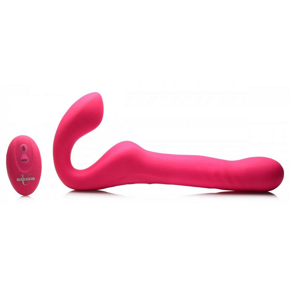 Remote Sex Toys Extreme Sex Toys, Bondage, & Fucking Machines | ExtremeRestraints30X Thrusting And Vibrating Strapless Strap-On With Remote Control - Image 4