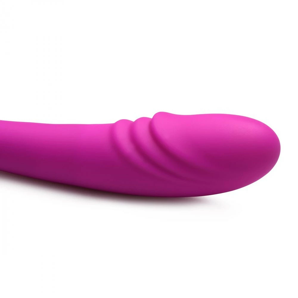 Remote Sex Toys Extreme Sex Toys, Bondage, & Fucking Machines | ExtremeRestraints7X Double Team Silicone Double Dildo With Remote - Image 6