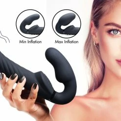 Remote Sex Toys Extreme Sex Toys, Bondage, & Fucking Machines | ExtremeRestraintsErgo-Fit Twist Inflatable Vibrating Silicone Strapless Strap-on